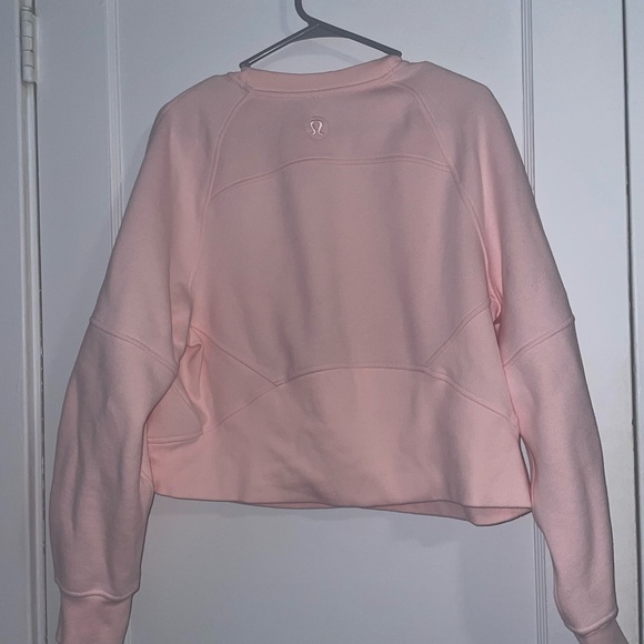 Flaw lululemon milkshake pullover word sweatshirt M/L - Picture 5 of 8